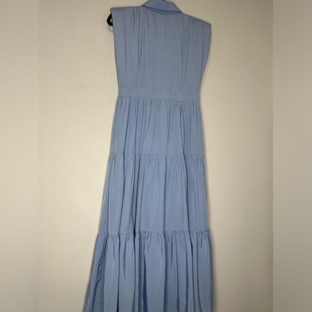 Endless Rose Light Blue Ruffled Blouse - Picture 5 of 14